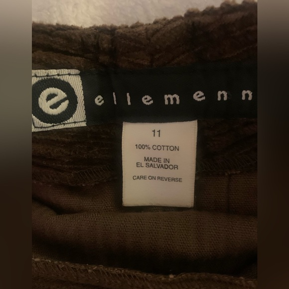Ellemenno Vintage 90s Y2K Dark Brown Corduroy Jacket M & Mini Skirt 11 - Picture 11 of 12